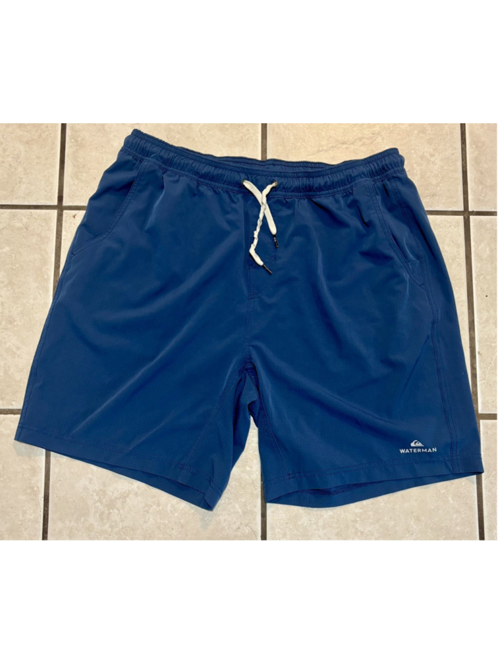 Quiksilver Waterman Beach Park Volley Shorts - Wave Blue Heather -